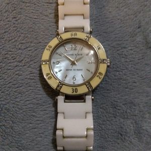 Anne Klein White Ceramic Watch